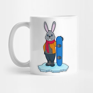 Rabbit Snowboard Winter sports Mug